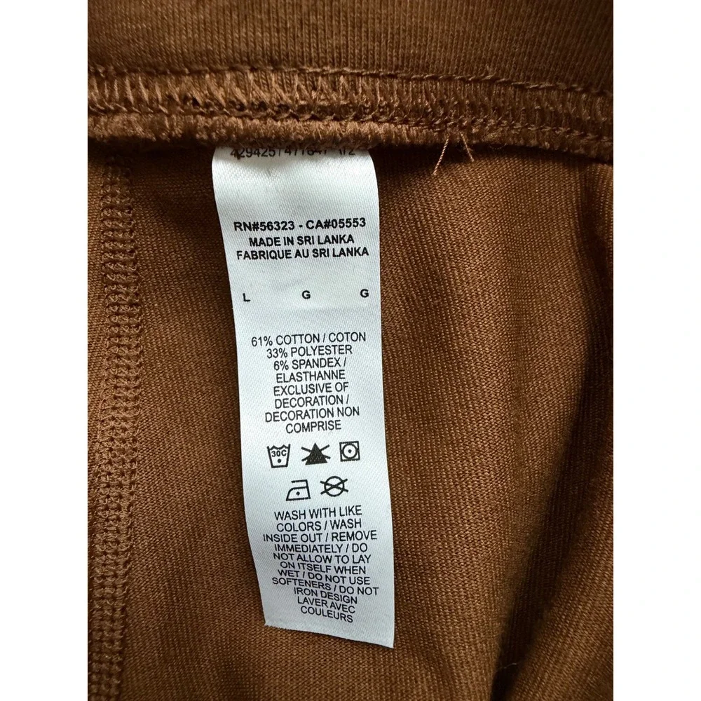 Nike Sportswear Essential Bike Shorts Womens Large‎ Brown Excellent CZ8526-258